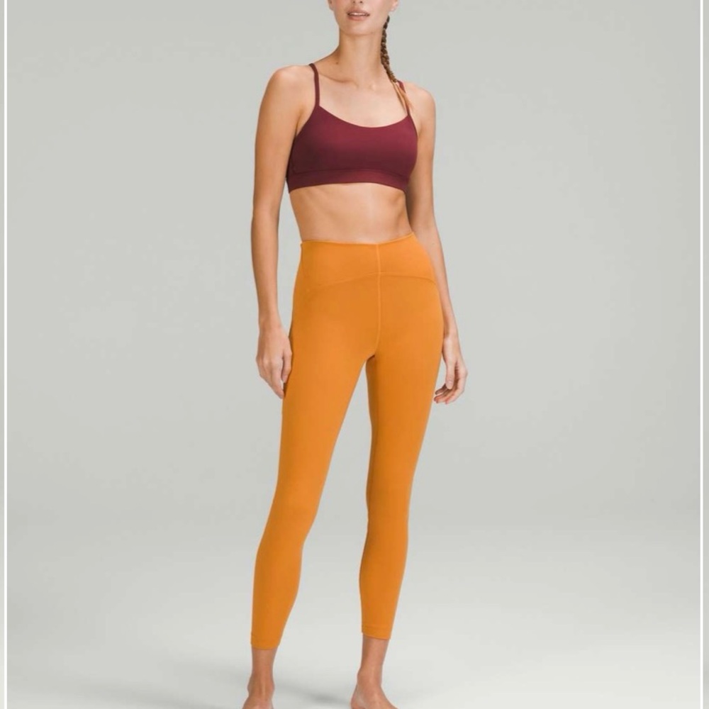 Lululemon InStill High-Rise Tight 25" Autumn Orange 🍊-Size (8) -Good Condition
